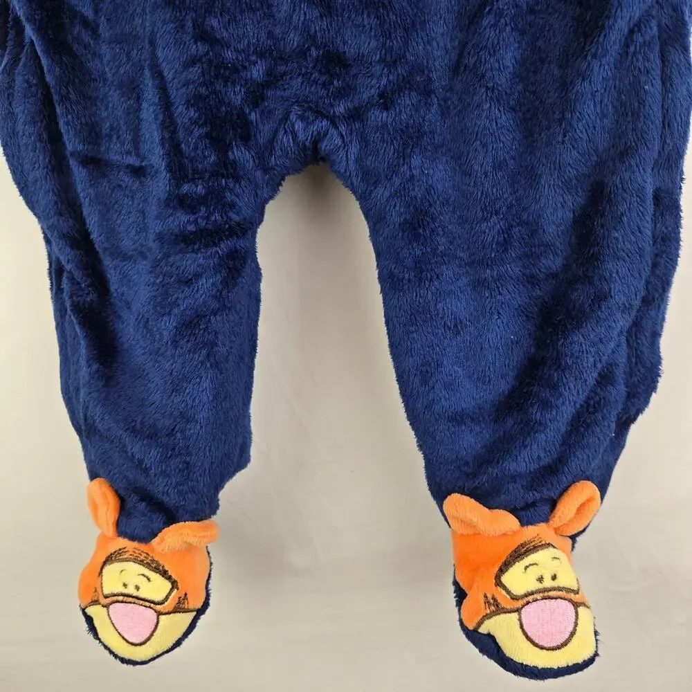 Disney‎ baby Tigger fuzzy winter one piece size 3-6 months